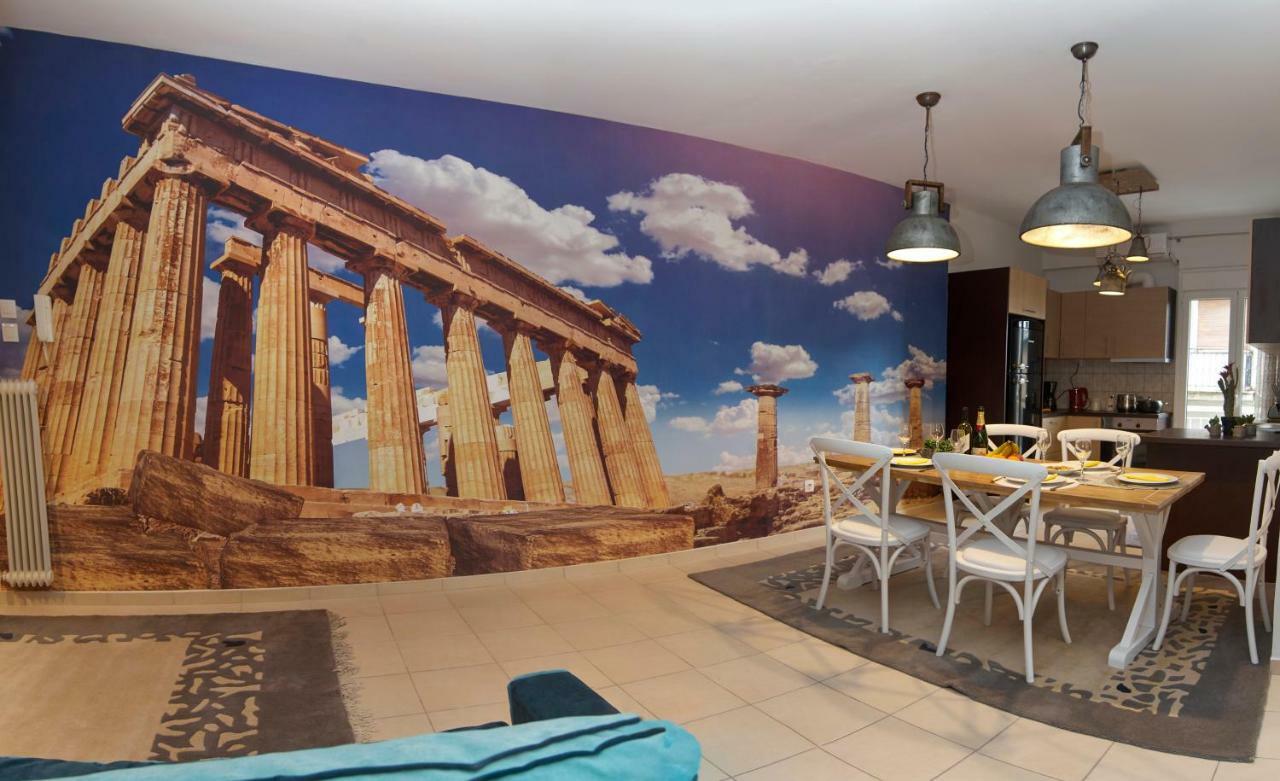 Just Athens Apt 130Sqm One Step From Metro Экстерьер фото